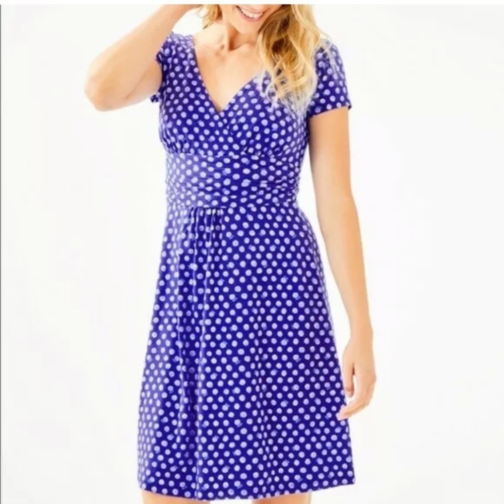 NWT Lilly Pulitzer Royal Purple Winslow Dress XXS